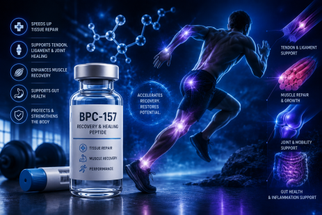 BPC-157 recovery, BPC-157 healing peptide, BPC-157 muscle recovery, peptide for injury healing